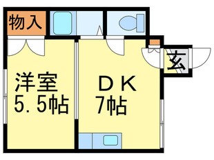 グランメ－ル南８条の物件間取画像